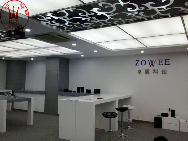 卓翼科技展厅装修效果