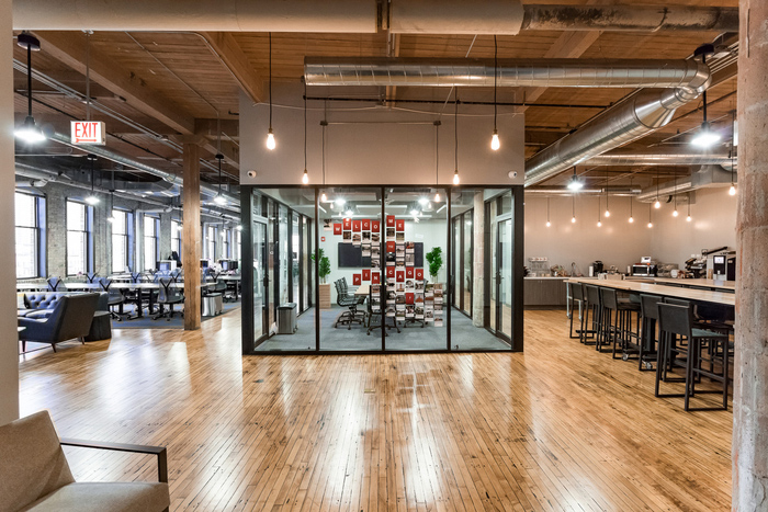 600平方开放式创意办公空间设计案例欣赏